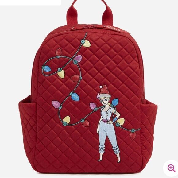 Vera Bradley Disney Pixar Small Backpack in Festive Toy Story NWT - Picture 1 of 7